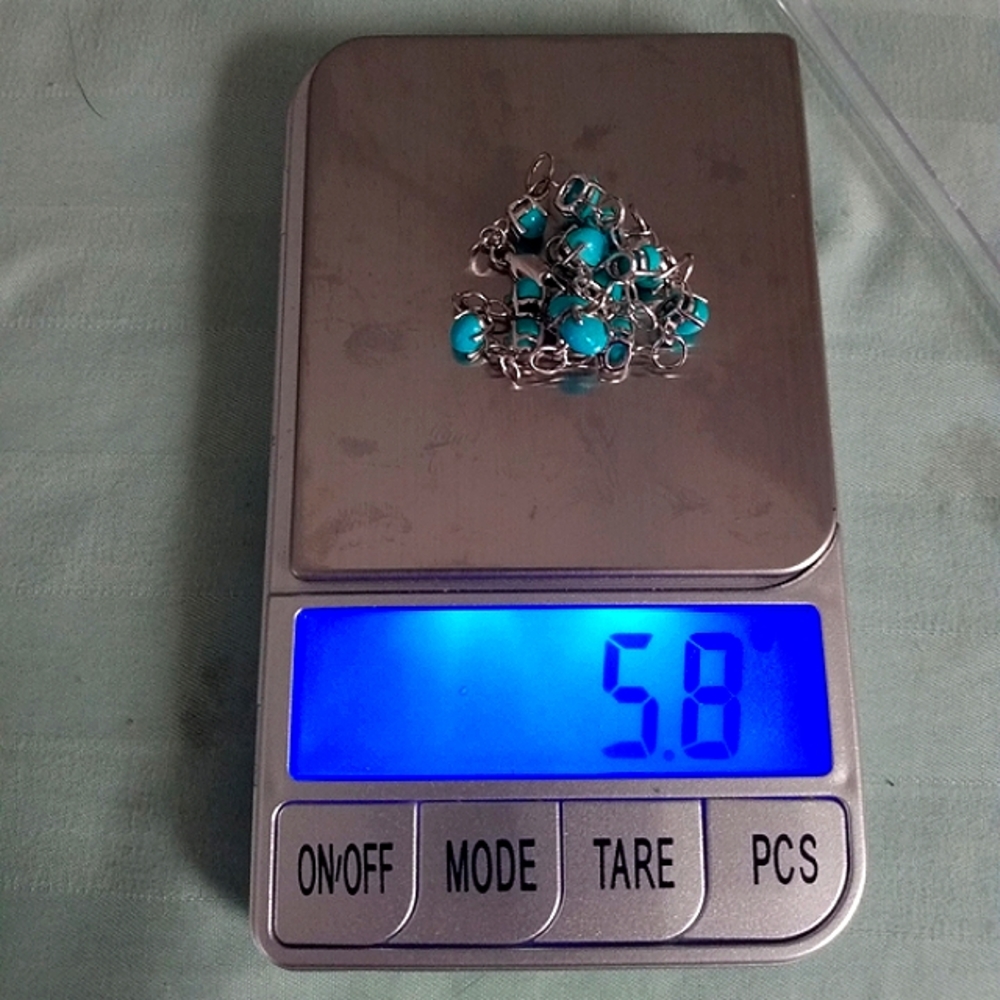 Solid 10KG Sleeping Beauty Turquoise bracelet - Picture 7 of 7